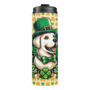 Saint Patrick's Day Schattige Dog Thermosbeker