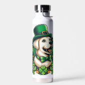 Saint Patrick's Day Schattige Dog Waterfles (Links)