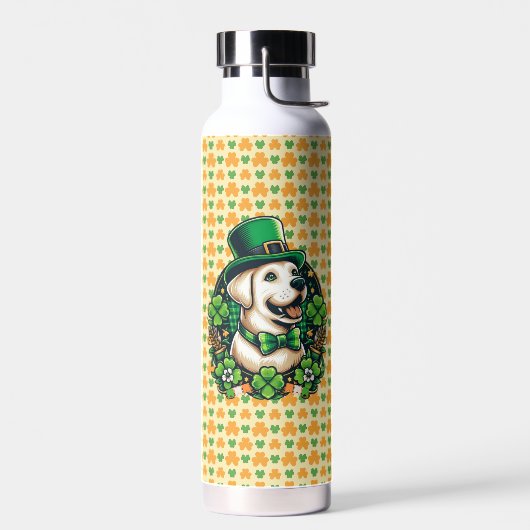Saint Patrick's Day Schattige Dog Waterfles (Links)