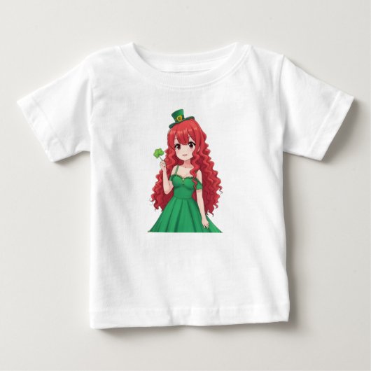 Saint Patrick's day schattige, Ierse anime klasse (Voorkant)
