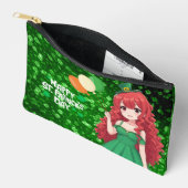 Saint Patrick's day schattige, Ierse anime klasse Etui (Open)