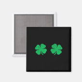 Saint Patricks Day Shamrock Borst St.patrick's Dag Magneet (Voorkant / Achterkant)