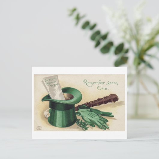 Saint Patrick's Day, Shamrock,  Briefkaart (Staand voorkant)