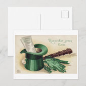 Saint Patrick's Day, Shamrock,  Briefkaart (Voorkant / Achterkant)