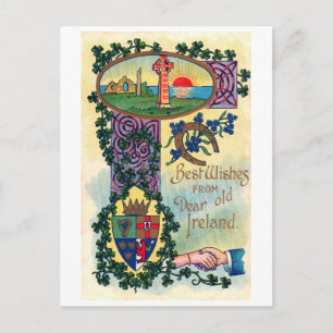 Saint Patrick's Day, Shamrock Briefkaart
