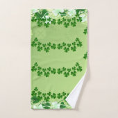 Saint Patricks Day Shamrock Cute Lucky Girl Green Bad Handdoek (Handdoek)
