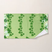 Saint Patricks Day Shamrock Cute Lucky Girl Green Bad Handdoek (Handdoek)