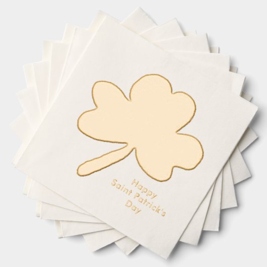 Saint Patrick's Day Shamrock Folie Servetten (Insitu (Gestapeld))
