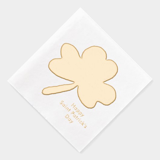 Saint Patrick's Day Shamrock Folie Servetten (Rechts)