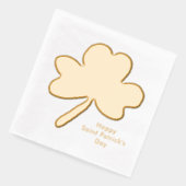 Saint Patrick's Day Shamrock Folie Servetten (Links)