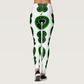 Saint Patrick's Day Shamrock Heart Leggings 4 (Achterkant)