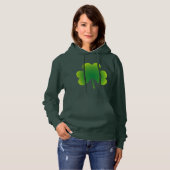 Saint Patrick's Day Shamrock Hoodie (Voorkant volledig)