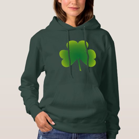 Saint Patrick's Day Shamrock Hoodie (Voorkant)