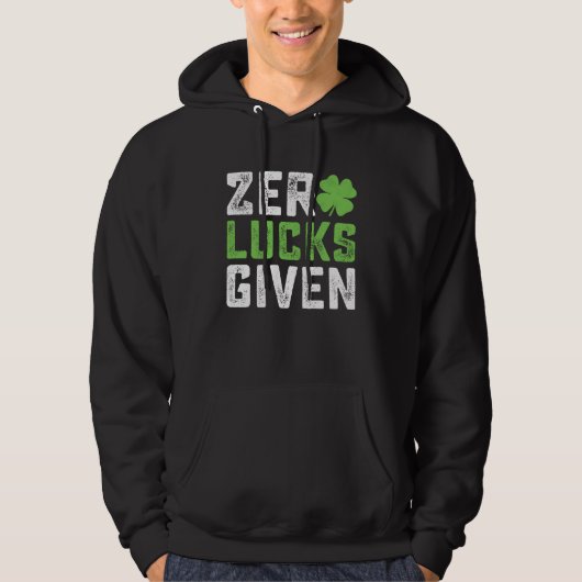 Saint Patrick's Day Shamrock Irish Hoodie (Voorkant)