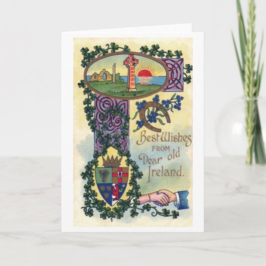 Saint Patrick's Day, Shamrock Kaart (Voorkant)