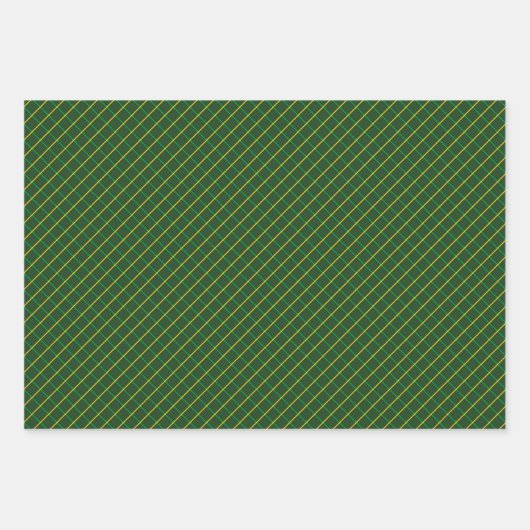 Saint Patricks Day Shamrock & Lucky Charms Green Inpakpapier Vel (Voorkant 3)