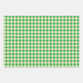 Saint Patricks Day Shamrock & Lucky Charms Green Inpakpapier Vel (Voorkant 2)