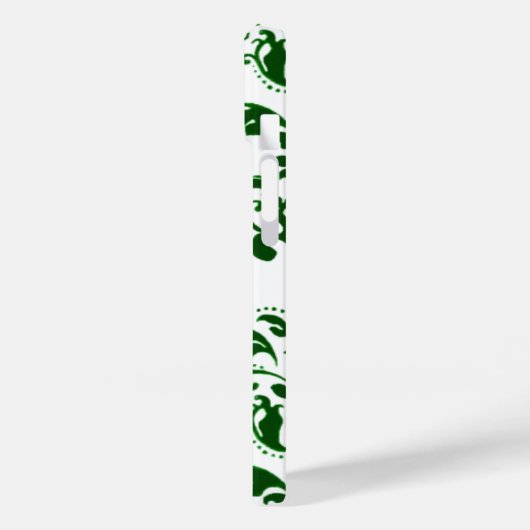 SAINT PATRICK'S DAY SHAMROCK MET GREEN DAMASK Case-Mate iPhone CASE (Achterkant / Links)