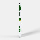SAINT PATRICK'S DAY SHAMROCK MET GREEN DAMASK iPhone HOESJE (Rechterkant)