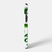 SAINT PATRICK'S DAY SHAMROCK MET GREEN DAMASK iPhone HOESJE (Linkerkant)