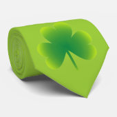 Saint Patrick's Day Shamrock Stropdas (Opgerold)