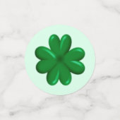 Saint Patrick's Day Shamrocks & Schattige Leprecha Confetti (Kleine voorkant)