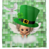 Saint Patrick's Day Shower Curtain Angel Douchegordijn (Voorkant)