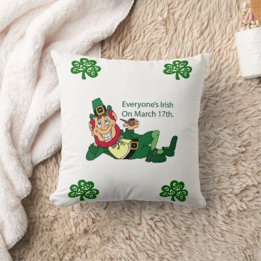 Saint Patrick's Day Sierkussen (Deken)