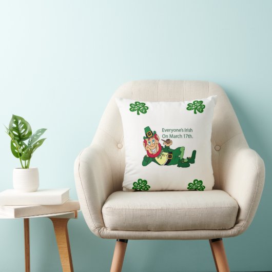 Saint Patrick's Day Sierkussen (Stoel)