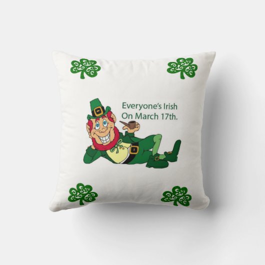 Saint Patrick's Day Sierkussen (Achterkant)
