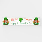 Saint Patrick's Day Spandoek (Horizontaal)
