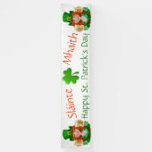 Saint Patrick's Day Spandoek (Verticaal)