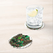 Saint Patrick's Day steampunk klaver Kartonnen Onderzetters (Insitu)