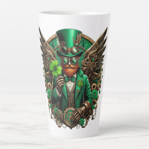 Saint Patrick's Day steampunk klaver Latte Mok