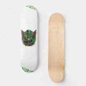Saint Patrick's Day steampunk klaver Persoonlijk Skateboard (Voorkant)