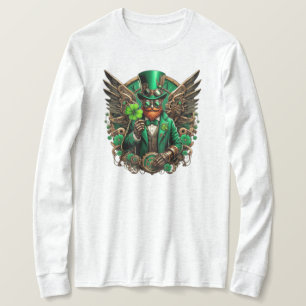 Saint Patrick's Day steampunk klaver T-shirt