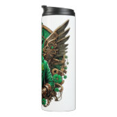 Saint Patrick's Day steampunk klaver Thermosbeker (Geroteerd rechts)