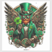 Saint Patrick's Day steampunk Sticker (Vel)