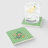 Saint Patrick's day Stenen Onderzetter (Zijkant)