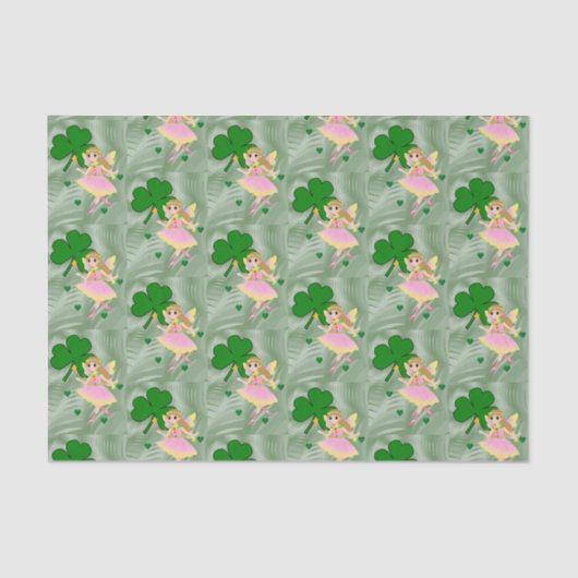 Saint Patrick's Day Tissue Paper Fairy Tissuepapier (Voorkant)