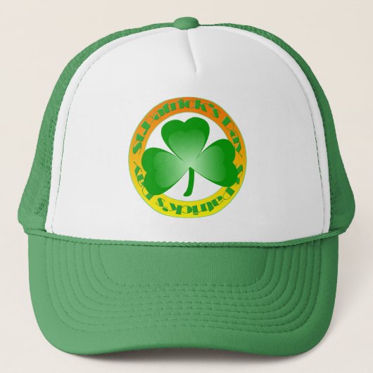 Saint Patrick's Day Trucker Hat Pet (Voorkant)