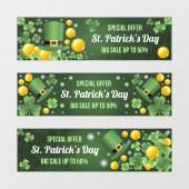 Saint Patrick's Day Uitverkoop 3 Bedrijven Raamsticker (Vel)