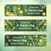 Saint Patrick's Day Uitverkoop 3 Bedrijven Raamsticker (Vel 3)