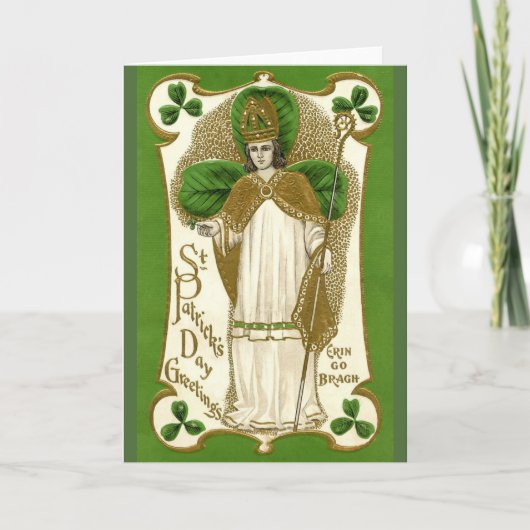  Saint Patrick's Day Wenskaart Kaart (Voorkant)