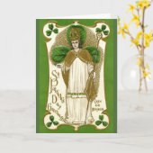  Saint Patrick's Day Wenskaart Kaart (Gele Bloem)