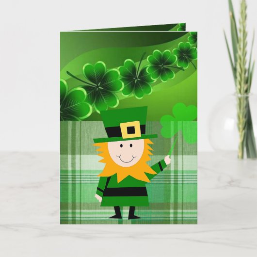 Saint Patrick's Day Wenskaart Kaart (Voorkant)