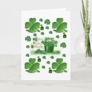 Saint Patrick's Day Wenskaart Kaart