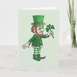 Saint Patrick's Day with Leprechaun Kaart