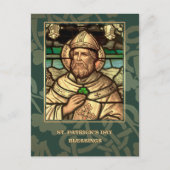 Saint Patrick's Day Zegeningen Religieus Briefkaar Briefkaart (Voorkant)