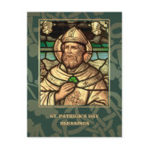 Saint Patrick's Day Zegeningen Religieus Briefkaar